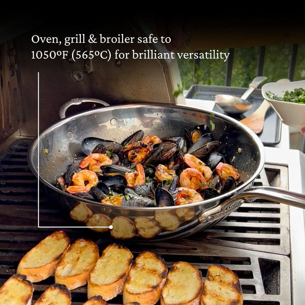 Hestan NanoBond® Molecular Titanium 14" Chefs Pan (60042) - iFoodservice Online