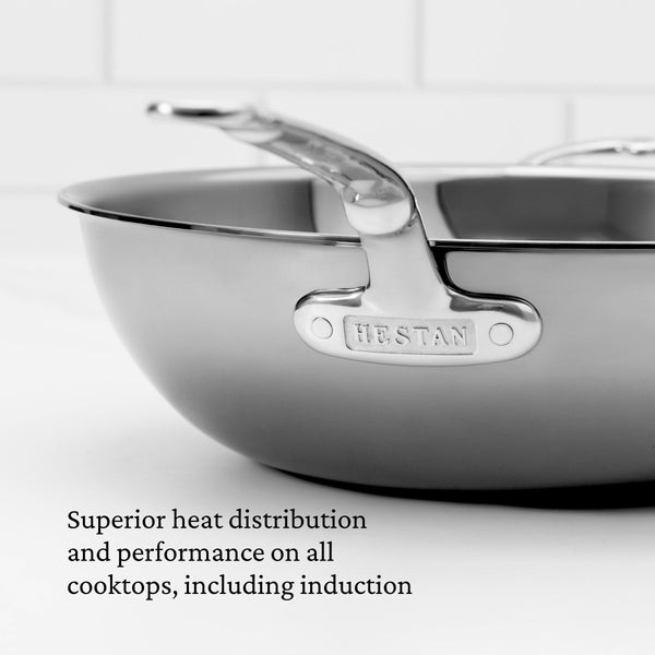 Hestan NanoBond® Molecular Titanium 14" Chefs Pan (60042) - iFoodservice Online