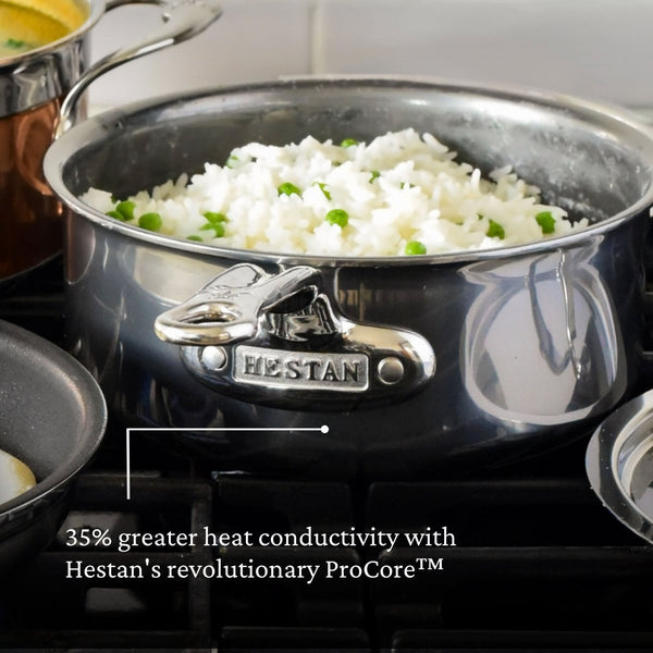 Hestan NanoBond® Molecular Titanium 1.5qt Saucepan with Lid (60021) - iFoodservice Online