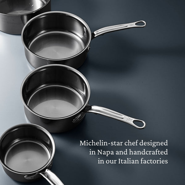 Hestan NanoBond® Molecular Titanium 2-Quart Saucepan with Lid (60022) - iFoodservice Online