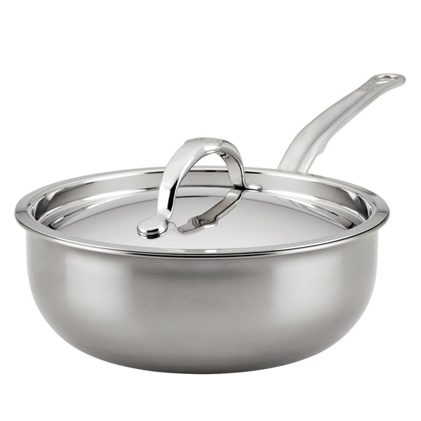 Hestan NanoBond® Molecular Titanium 2-Quart Saucier with Lid (60045) - iFoodservice Online