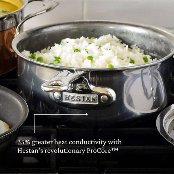 Hestan NanoBond® Molecular Titanium 3-Quart Saucepan with Lid (60023) - iFoodservice Online