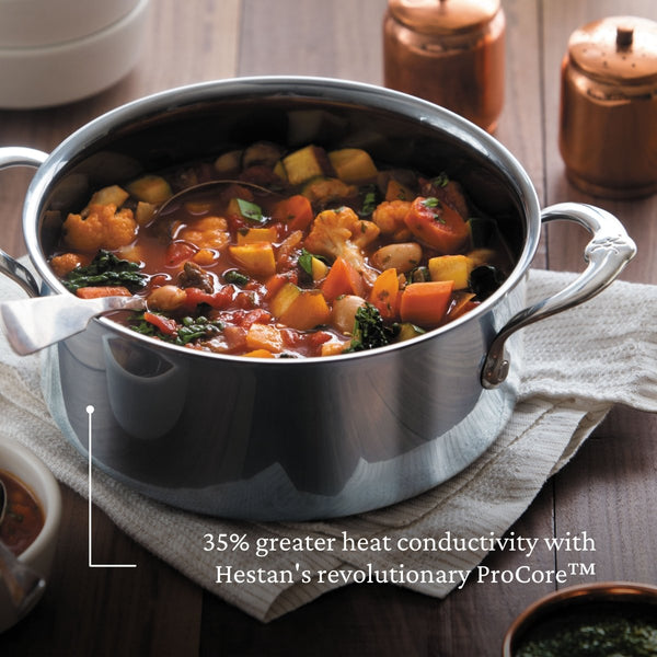 Hestan NanoBond® Molecular Titanium 3-Quart Soup Pot with Lid (60024) - iFoodservice Online