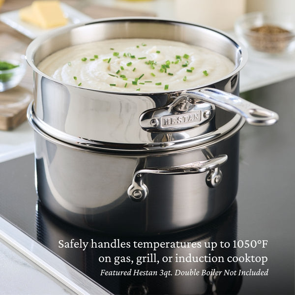 Hestan NanoBond® Molecular Titanium 3-Quart Soup Pot with Lid (60024) - iFoodservice Online