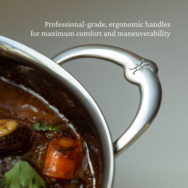 Hestan NanoBond® Molecular Titanium 3-Quart Soup Pot with Lid (60024) - iFoodservice Online
