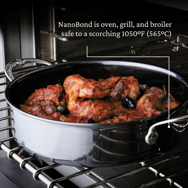 Hestan NanoBond® Molecular Titanium 3.5-Quart Sauteuse Braiser (60027) - iFoodservice Online