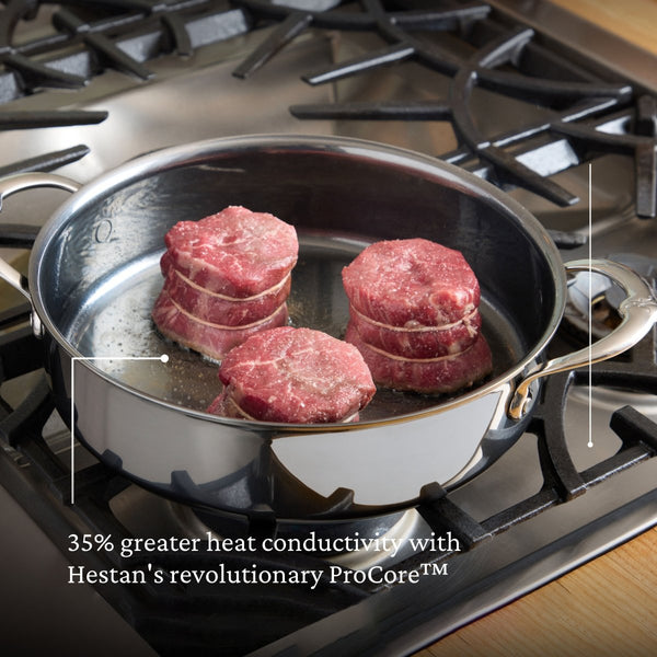 Hestan NanoBond® Molecular Titanium 3.5-Quart Sauteuse Braiser (60027) - iFoodservice Online