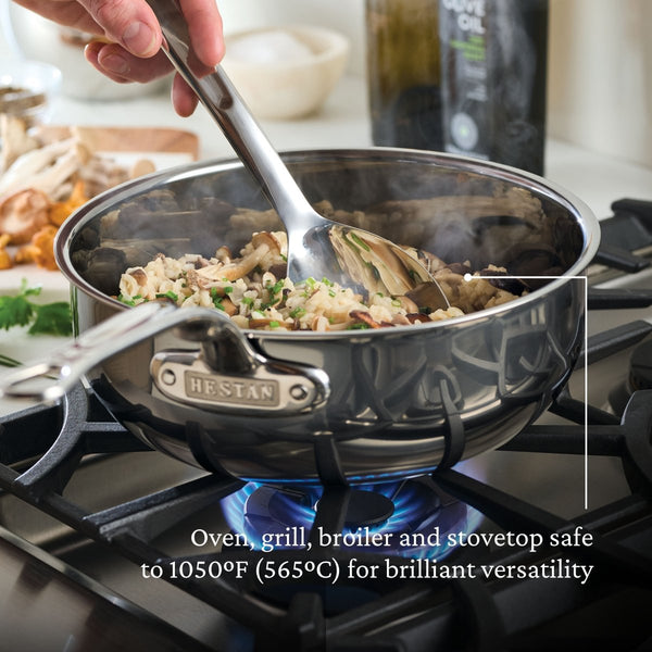 Hestan NanoBond® Molecular Titanium 3.5qt Essential Pan with Lid (60039) - iFoodservice Online