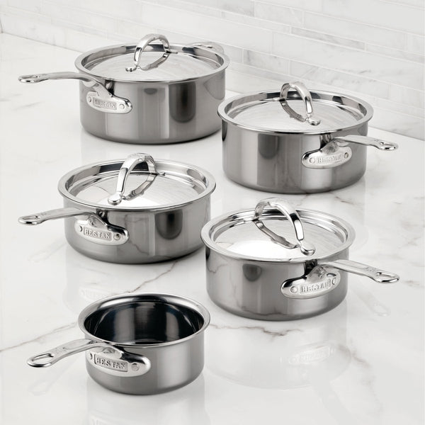 Hestan NanoBond® Molecular Titanium 4-Quart Saucepan with Lid (60025) - iFoodservice Online