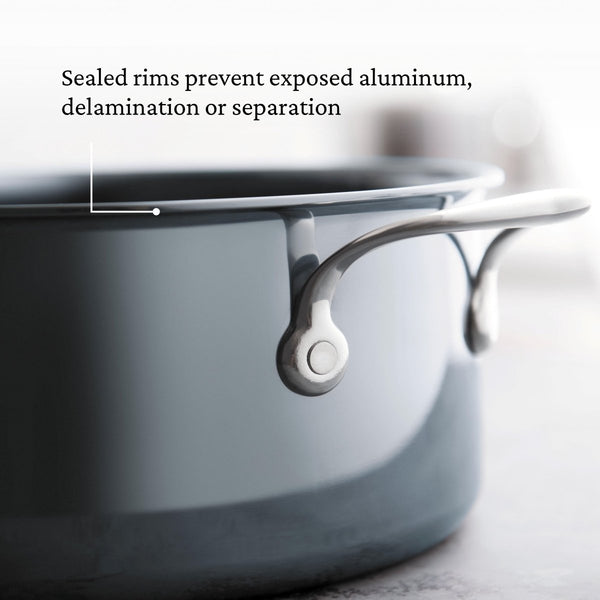 Hestan NanoBond® Molecular Titanium 4-Quart Saucepan with Lid (60025) - iFoodservice Online