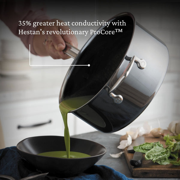 Hestan NanoBond® Molecular Titanium 4-Quart Saucepan with Lid (60025) - iFoodservice Online