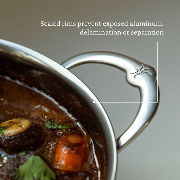 Hestan NanoBond® Molecular Titanium 5-Quart Dutch Oven w/Dome Lid (60043) - iFoodservice Online