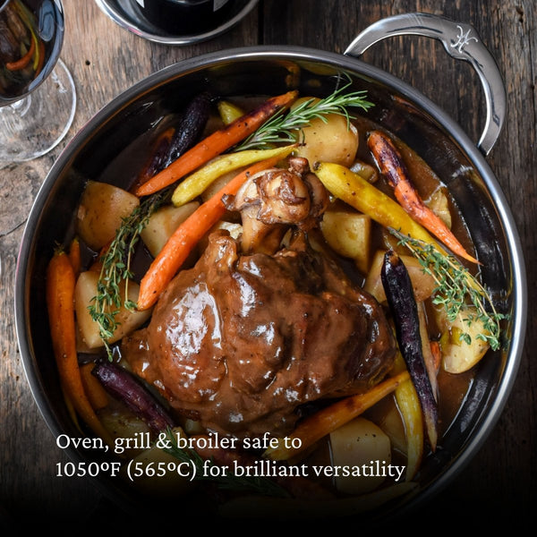 Hestan NanoBond® Molecular Titanium 5-Quart Essential Pan with Lid (60032) - iFoodservice Online
