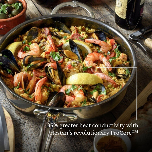 Hestan NanoBond® Molecular Titanium 5-Quart Essential Pan with Lid (60032) - iFoodservice Online