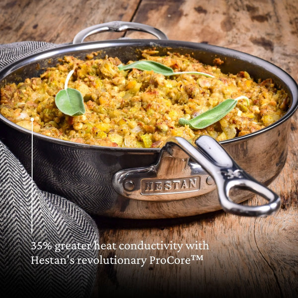 Hestan NanoBond® Molecular Titanium 5-Quart Sauté Pan with Lid (60028) - iFoodservice Online