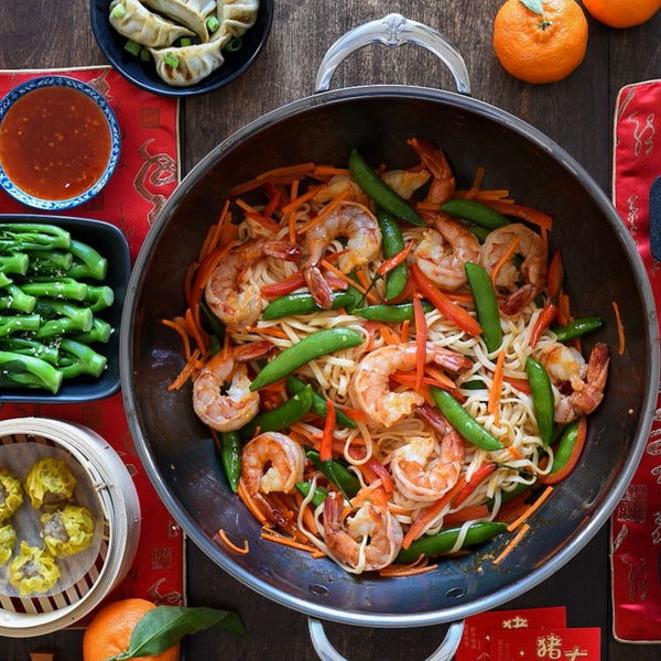 Hestan NanoBond® Molecular Titanium 7.5qt 14" Wok with Dome Lid (60033) - iFoodservice Online