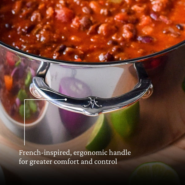 Hestan NanoBond® Molecular Titanium 8-Quart Stockpot with Lid (60026) - iFoodservice Online