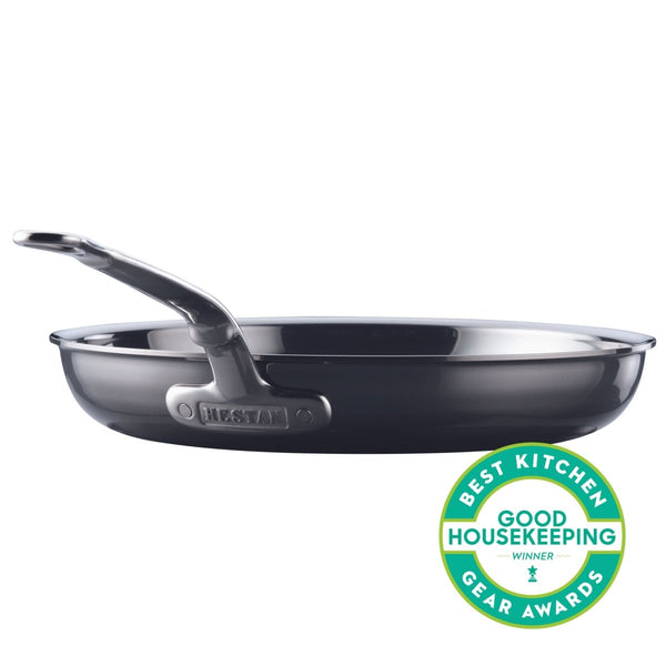 Hestan NanoBond® Molecular Titanium Stainless Steel 12.5" Skillet (60031) - iFoodservice Online