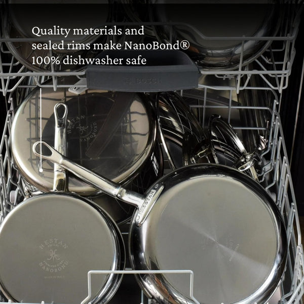 Hestan NanoBond® Molecular Titanium Stainless Steel 12.5" Skillet (60031) - iFoodservice Online