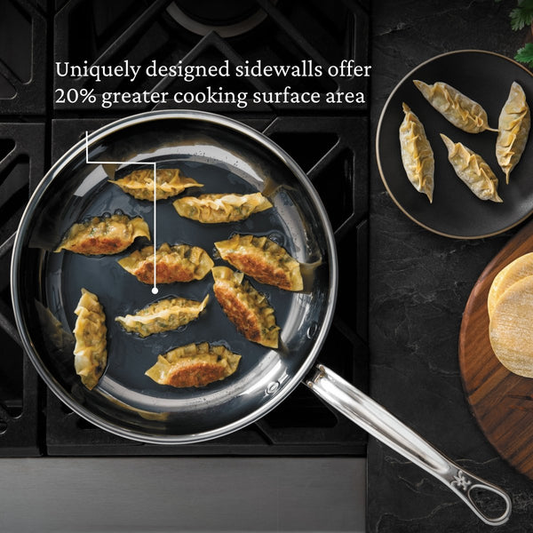 Hestan NanoBond® Molecular Titanium Stainless Steel 8.5" Skillet (60029) - iFoodservice Online