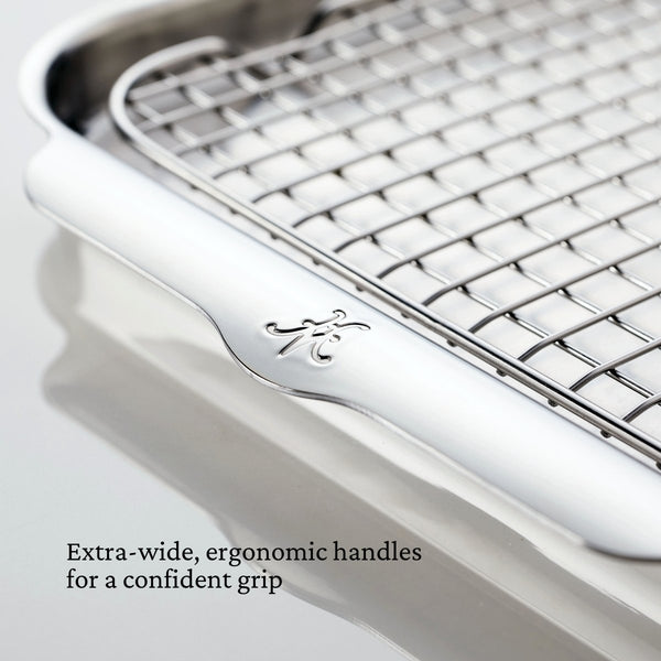 Hestan OvenBond® 3-Piece Tri-ply Clad Stainless Steel Ovenware Set (48654) - iFoodservice Online