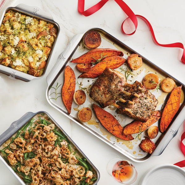 Hestan OvenBond® 5-Piece Tri-ply Clad Stainless Steel Ovenware Set (48655) - iFoodservice Online