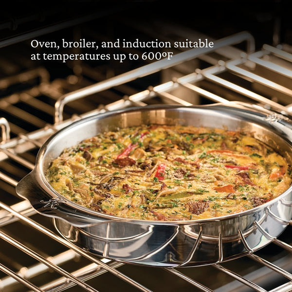 Hestan OvenBond® 9" Round Tri-ply Clad Stainless Steel Baking Pan (50304) - iFoodservice Online