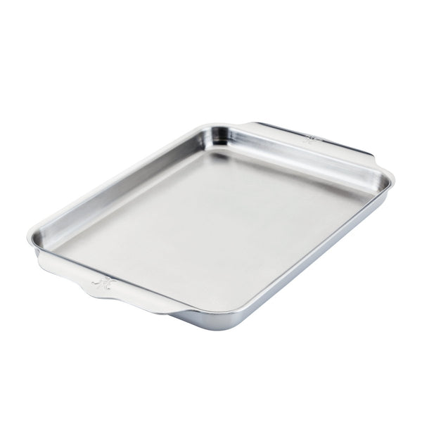 Hestan OvenBond® 9" x 12" Tri-ply Clad Stainless Steel Quarter Sheet Pan (48651) - iFoodservice Online