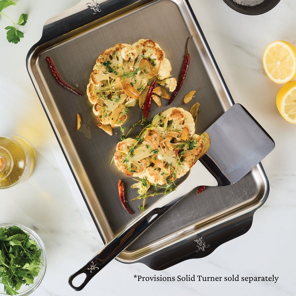 Hestan OvenBond® 9" x 12" Tri-ply Clad Stainless Steel Quarter Sheet Pan (48651) - iFoodservice Online