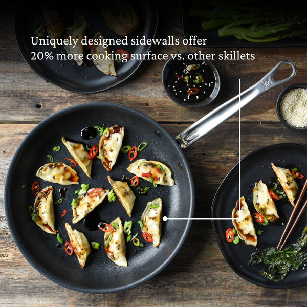 Hestan ProBond® Forged 11" Professional Clad Stainless Steel Skillet with TITUM Nonstick (31575) - iFoodservice Online