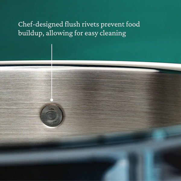 Hestan ProBond® Forged 3-Quart Professional Clad Stainless Steel Saucepan with Lid (31565) - iFoodservice Online