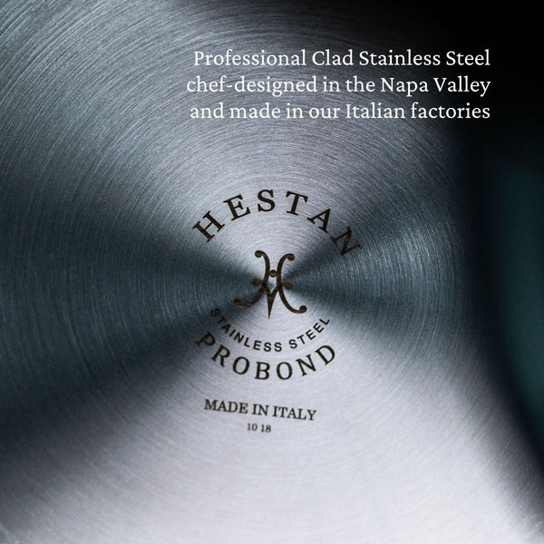 Hestan ProBond® Forged 3.5-Quart Professional Clad Stainless Steel Sauté Pan with Lid (31568) - iFoodservice Online