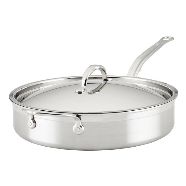 Hestan ProBond® Forged 5-Quart Professional Clad Stainless Steel Sauté Pan with TITUM Nonstick (31687) - iFoodservice Online