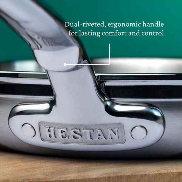 Hestan ProBond® Forged 8.5" Professional Clad Stainless Steel Skillet (31572) - iFoodservice Online