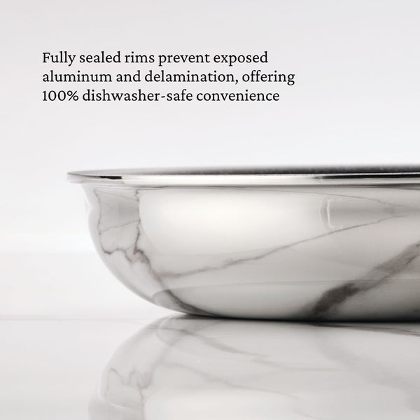 Hestan ProBond® Luxe 11" Professional Clad Stainless Steel Skillet (31780) - iFoodservice Online