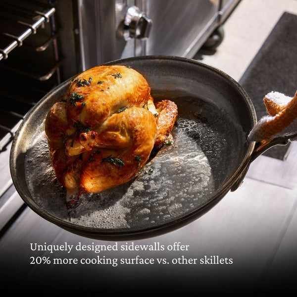 Hestan ProBond® Luxe 12.5" Professional Clad Stainless Steel Skillet (31781) - iFoodservice Online