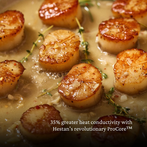 Hestan ProBond® Luxe 12.5" Professional Clad Stainless Steel Skillet with TITUM Nonstick (31787) - iFoodservice Online