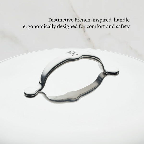 Hestan ProBond® Luxe 14" Professional Clad Stainless Steel Wok with Dome Lid (31783) - iFoodservice Online