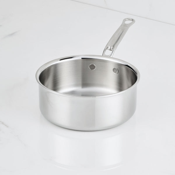 Hestan ProBond® Luxe 2-Quart Professional Clad Stainless Steel Saucepan with Lid (31770) - iFoodservice Online