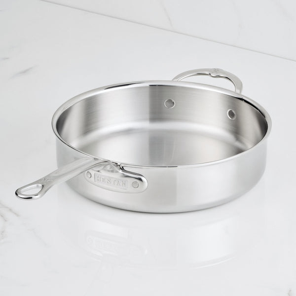Hestan ProBond® Luxe 3.5-Quart Professional Clad Stainless Steel Sauté Pan with Lid (31774) - iFoodservice Online