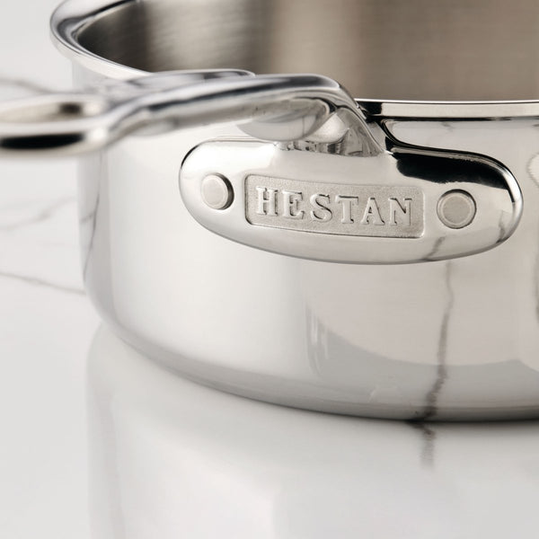 Hestan ProBond® Luxe 4-Piece Polished Clad Stainless Steel Saucepan Set, 1.5qt. & 3qt. (1370494) - iFoodservice Online