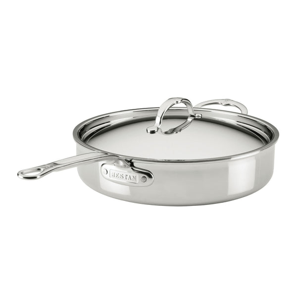 Hestan ProBond® Luxe 5-Quart Professional Clad Stainless Steel Sauté Pan with Lid (31776) - iFoodservice Online