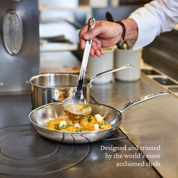 Hestan ProBond® Luxe 7-Piece Polished Professional Clad Stainless Steel Cookware Set (V09657) - iFoodservice Online
