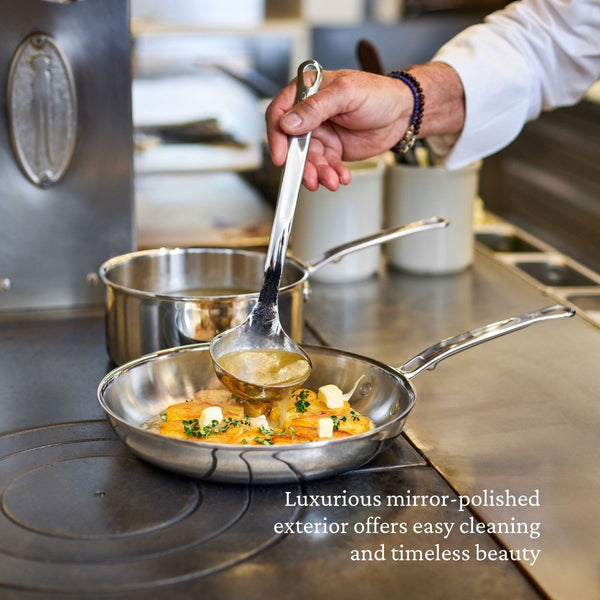 Hestan ProBond® Luxe 7-Piece Polished Professional Clad Stainless Steel Cookware Set (V09658) - iFoodservice Online