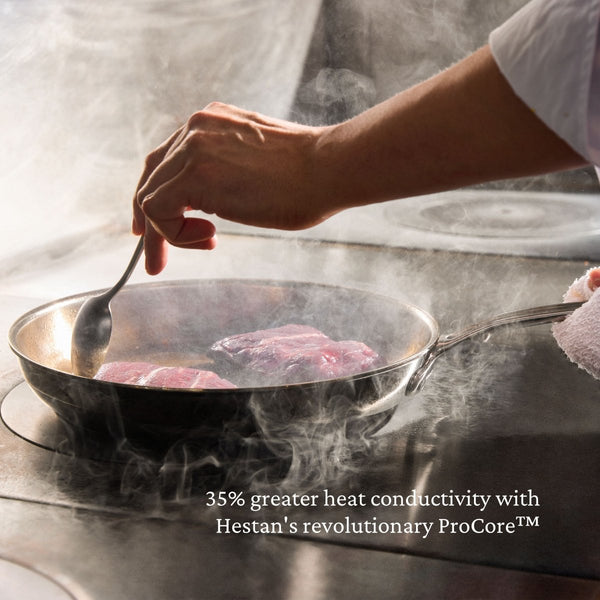 Hestan ProBond® Luxe 8.5" Professional Clad Stainless Steel Skillet (31779) - iFoodservice Online