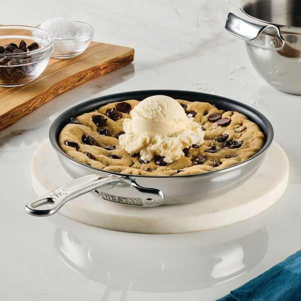 Hestan ProBond® Luxe 8.5" Professional Clad Stainless Steel Skillet with TITUM Nonstick (31785) - iFoodservice Online