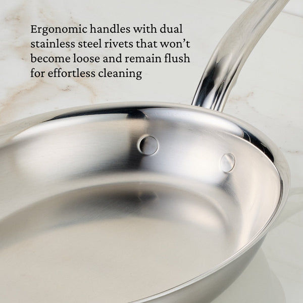 Hestan Provisions 12.5" x 9" Clad Stainless Steel Fish Pan (31724) - iFoodservice Online