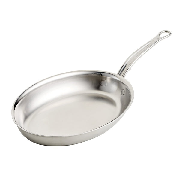 Hestan Provisions 12.5" x 9" Clad Stainless Steel Fish Pan (31724) - iFoodservice Online