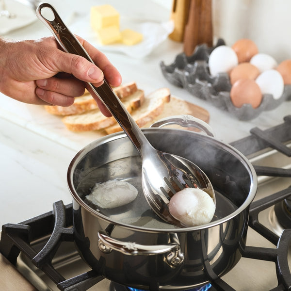Hestan Provisions 13-Inch Stainless Steel Slotted Spoon (49195) - iFoodservice Online