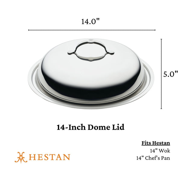 Hestan Provisions 14" Stainless Steel Dome Lid (R0293) - iFoodservice Online